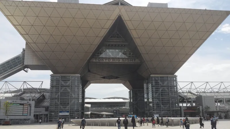 東京ビッグサイトの外観。